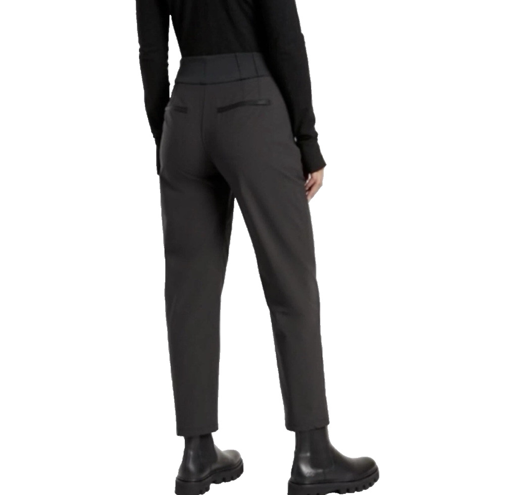 Athleta Wander Hybrid Pants Women’s Size 4 Black Stretch Zip Pockets Ankle